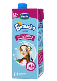 Битолско трајно млеко 1,5%мм 1L