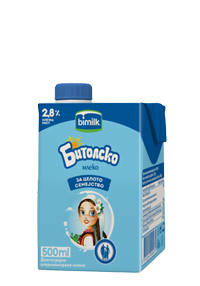 Qumësht i qëndrueshëm Bitolsko me 2,8% yndyrë 500ml